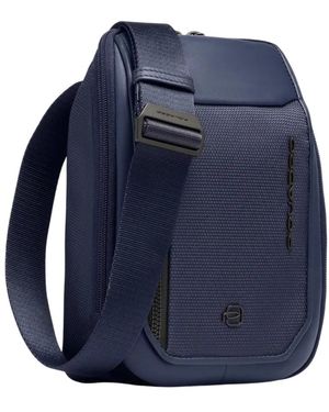 Piquadro Cross Body Messenger - Blue