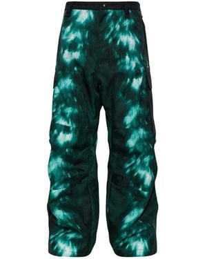Balenciaga Fitness ,Groen ,Leer 3B Sports Icon Cargo Skibroek