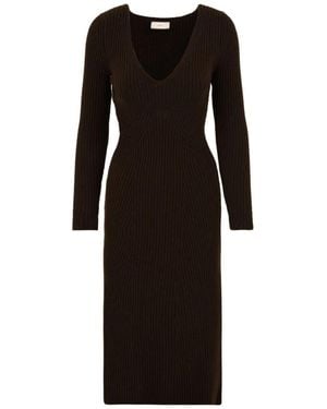 Akep Knitted Dresses - Black