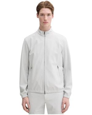 Theory Jassen ,Grijs ,Precision Ponte Stand Collar Zip Jacket