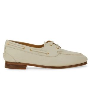 Bally Boat Shoes - Natural