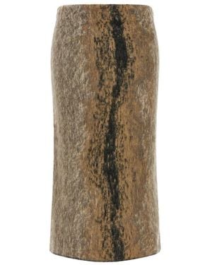 Nude Midi Rok - Naturel