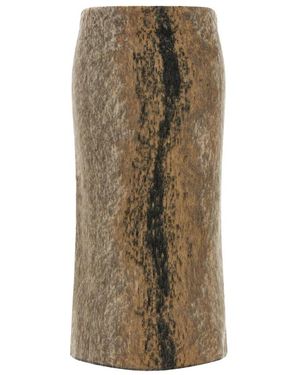 Nude Midi Rok - Naturel