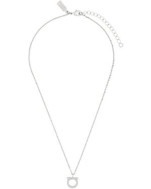 Ferragamo Accessoires ,Grijs ,Necklaces - Wit
