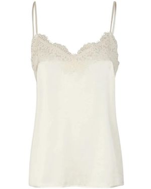 Rosemunde Sleeveless Tops - White