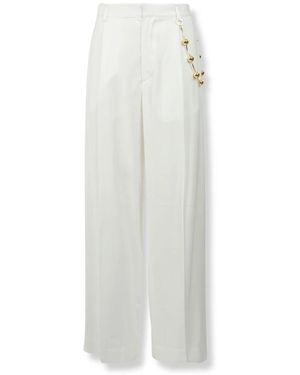 DARKPARK Wide Trousers - Blanco