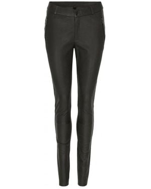 Notyz Leather Pants - Black
