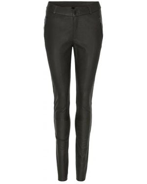 Notyz Leather Pants - Black