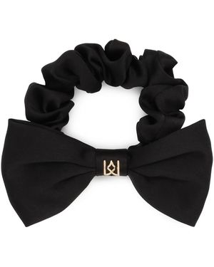 Kazar Accessoires ,Zwart ,Satijn Savenna Silk Satin Scrunchie