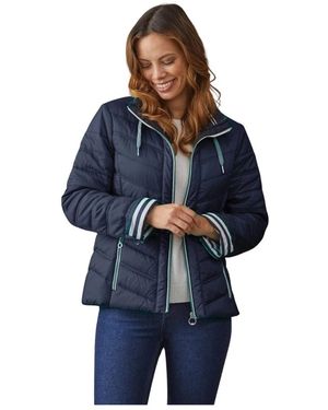 Junge Modern Fit Steppjacke - Blau