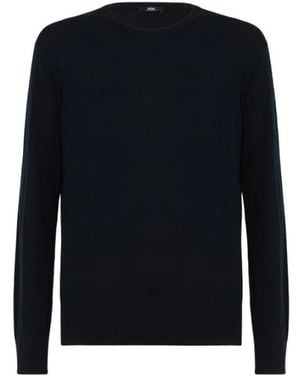 Alpha Studio Round-Neck Knitwear - Azul
