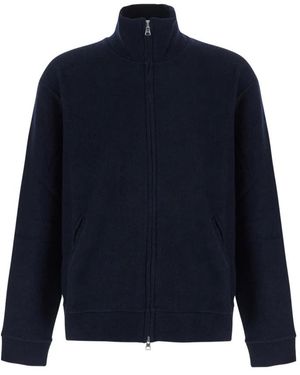NN07 Pullover Mit Hohem Kragen - Blau