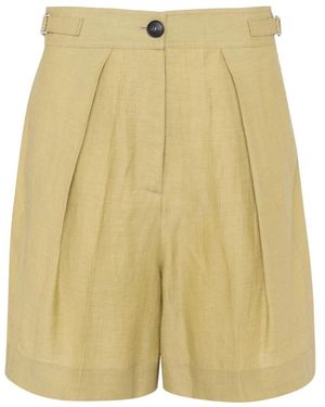 Tela Casual Shorts - Amarillo