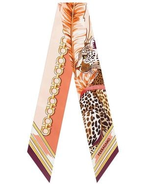 Ferragamo Silky Scarves - Naranja