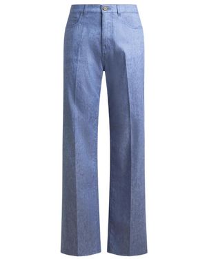 Etro Wide Jeans - Blauw
