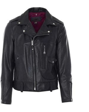 Schott Nyc 568 Vandals Motorradjacke - Blau