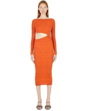 Wynn Hamlyn Knitted Dresses - Orange
