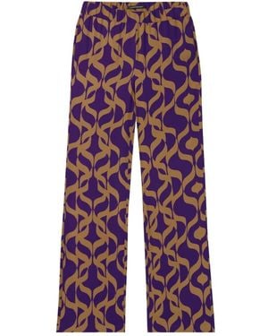 Luisa Cerano Wide Pants - Red