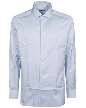 ZEGNA Shirts > formal shirts - Bleu