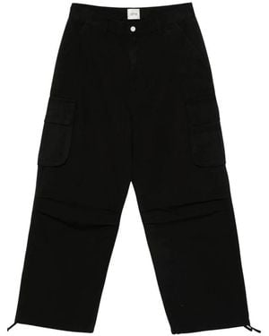 Arte' Straight Trousers - Black