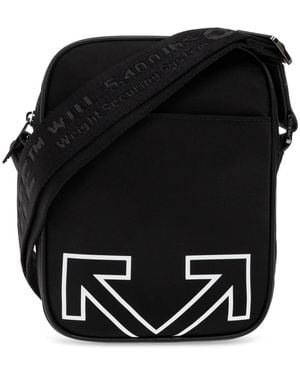 Off-White c/o Virgil Abloh Heritage Vertical Crossbody Bag - Schwarz