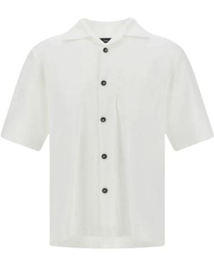 Herno Short Sleeve Shirts - Blanco