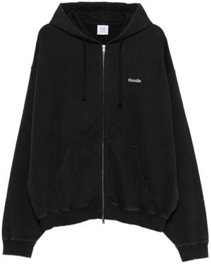 Vetements Zip-Throughs - Noir