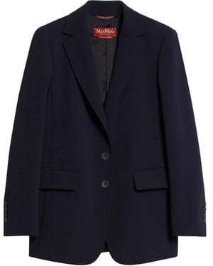 Max Mara Elegante Vestido Terni Para Mujeres, Mujer, Talla - Azul