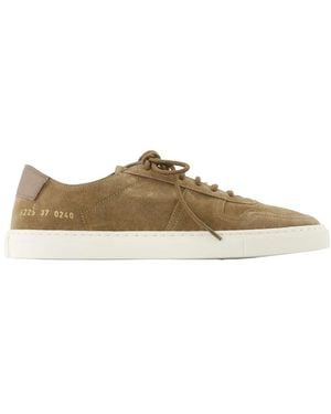 Common Projects Schoenen ,Bruin ,Leer Bball Slim Deconstructed Trainers