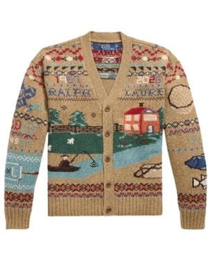 Polo Ralph Lauren Intarsia-Jacquard-Gilet - Grün