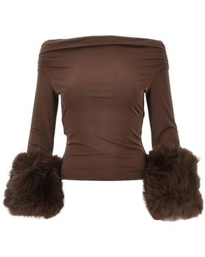 ANDAMANE Tyla Top - Braun
