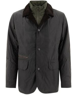 Barbour Grüne Utility Wachsjacke Aw24 - Schwarz