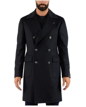 Tagliatore Double-Breasted Coats - Negro