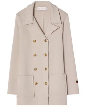 BUSNEL Victoria Strickjacke Aus Wolle - Natur