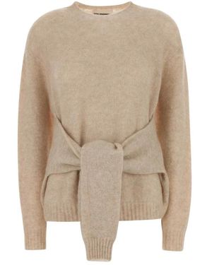 Des Phemmes Truien & Vesten ,Nylon Stretch Nylon Blend Sweater - Naturel