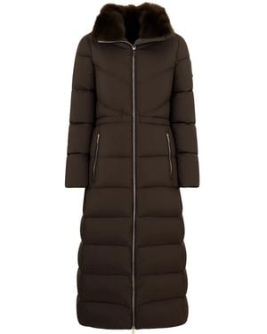 Moose Knuckles Lange Espresso Winterjas - Zwart