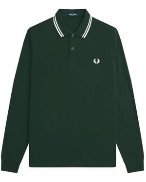Fred Perry Polo Shirts - Green