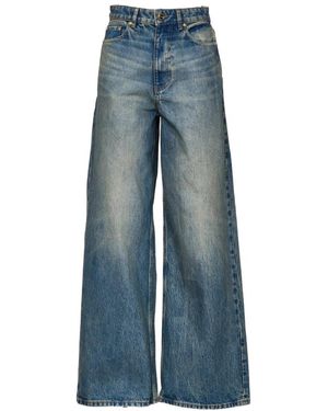 Ganni Wide Jeans - Azul