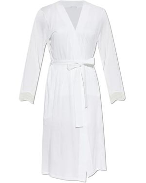 Hanro Nachtkleding ,Wit ,Cira Robe
