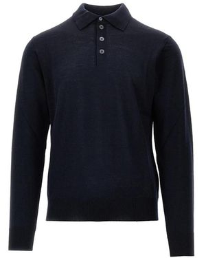 Emporio Armani Round-Neck Knitwear - Azul