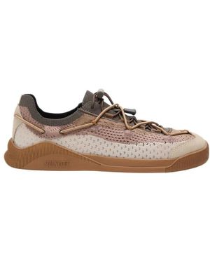 Moon Boot Schoenen ,Veelkleurig ,Leer Moonlight Sneaker - Bruin