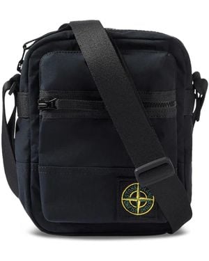 Stone Island Messenger Bags - Zwart
