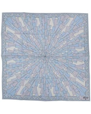 PUCCI Silky Scarves - Bleu