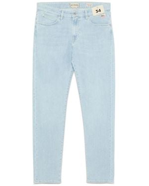 Roy Rogers Jeans ,Blauw ,Katoen Slim-Fit Jeans