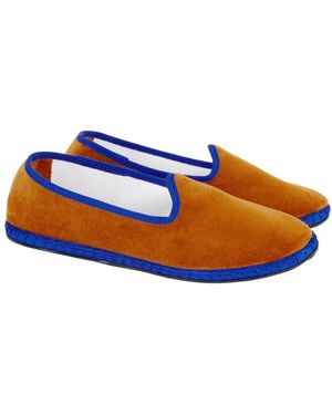 Gallo Samtschuhe mit kontrastdetails - Blau