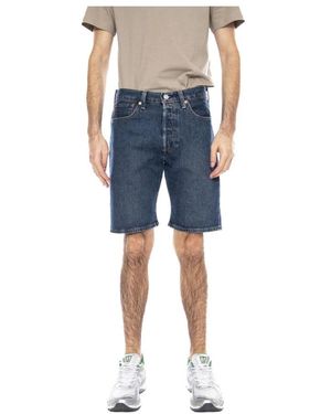 Levi's Korte Broeken ,Blauw ,Katoen 501 Original Shorts