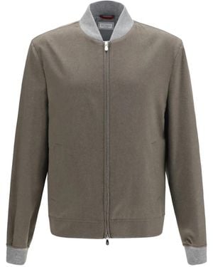 Brunello Cucinelli Cashmere Jacket - Grijs