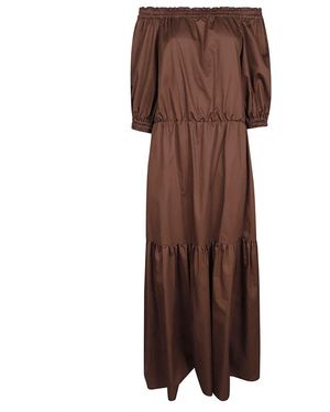 Crida Milano Maxikleid - Braun