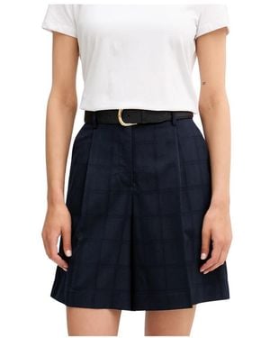 Iceberg Korte Broeken ,Blauw ,Polyester Short Shorts