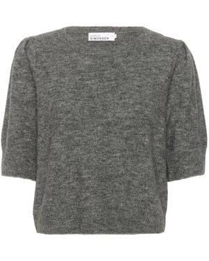 Karen By Simonsen Round-Neck Knitwear - Grijs